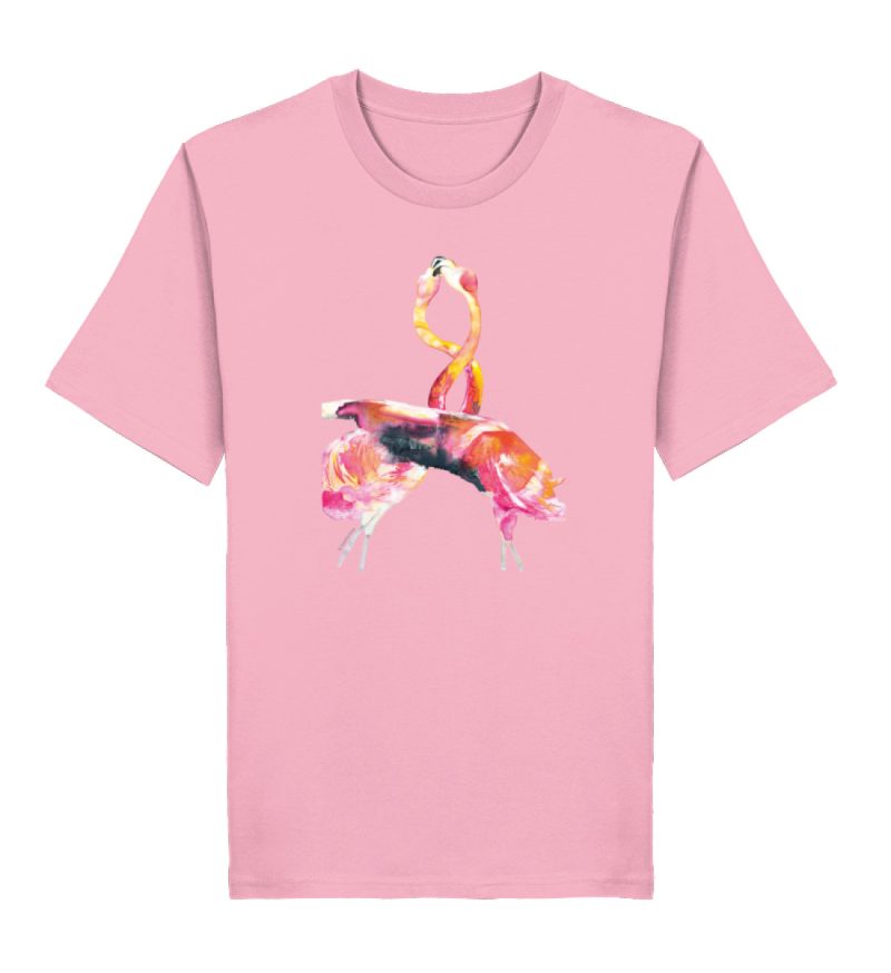 "Flamingos" von Sophia Kirst - Herren Premium Organic Shirt 2.0 ST/ST-6883