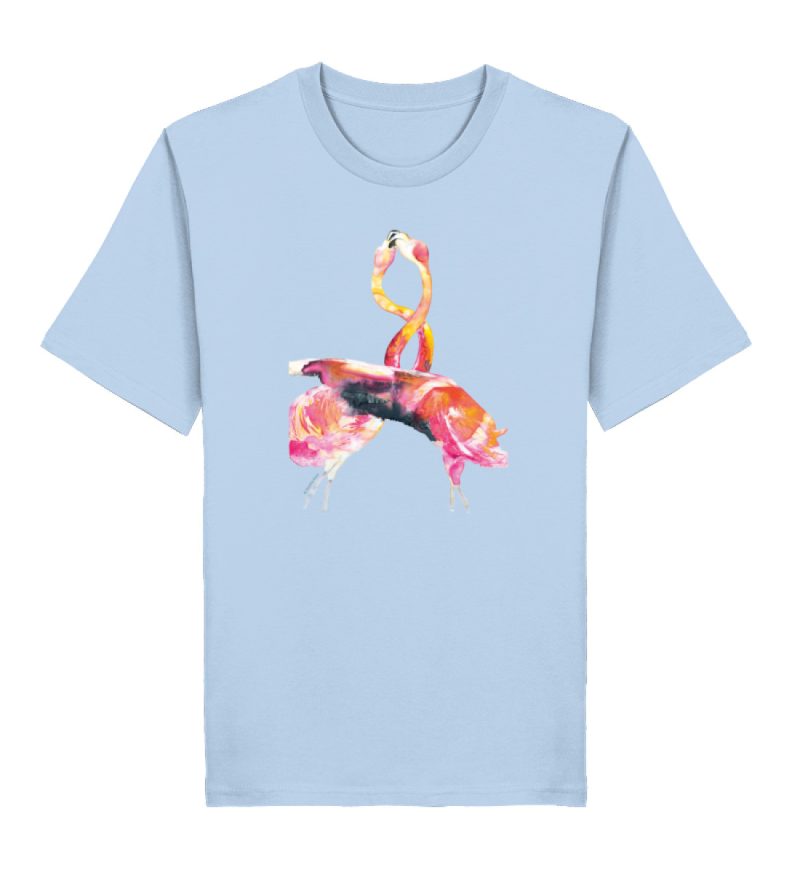 "Flamingos" von Sophia Kirst - Herren Premium Organic Shirt 2.0 ST/ST-7240