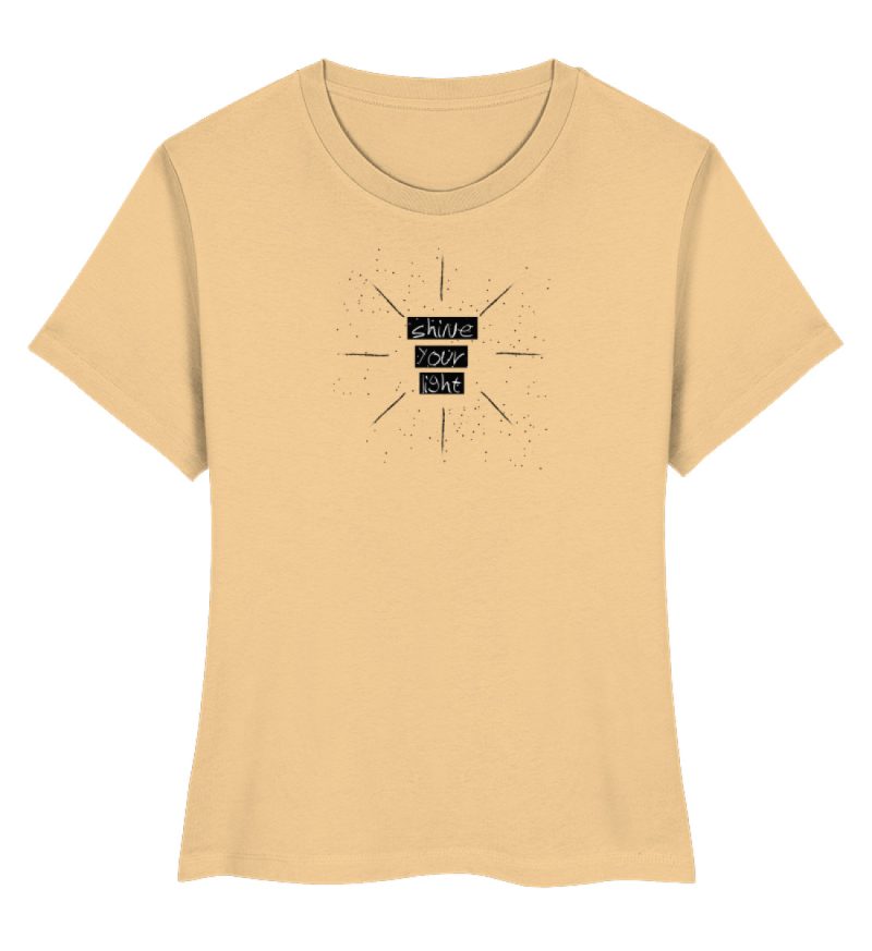"shine your light" - Damen Premium Organic Shirt-7239