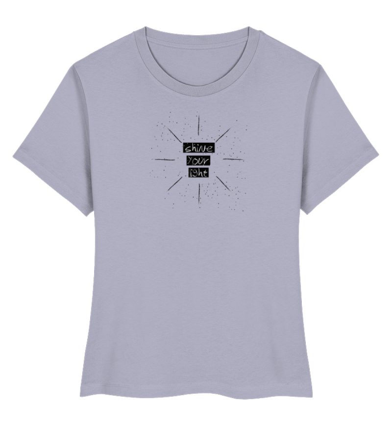 "shine your light" - Damen Premium Organic Shirt-7092