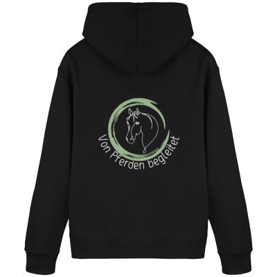 "von Pferden begleitet" - Unisex Organic Hoodie 2.0 ST/ST-16