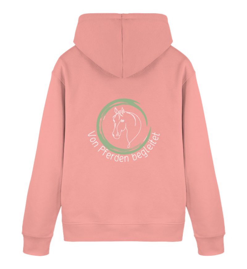 DREP6T61HR_STSU168-7089 "von Pferden begleitet" - Unisex Organic Hoodie 2.0 ST/ST-7089