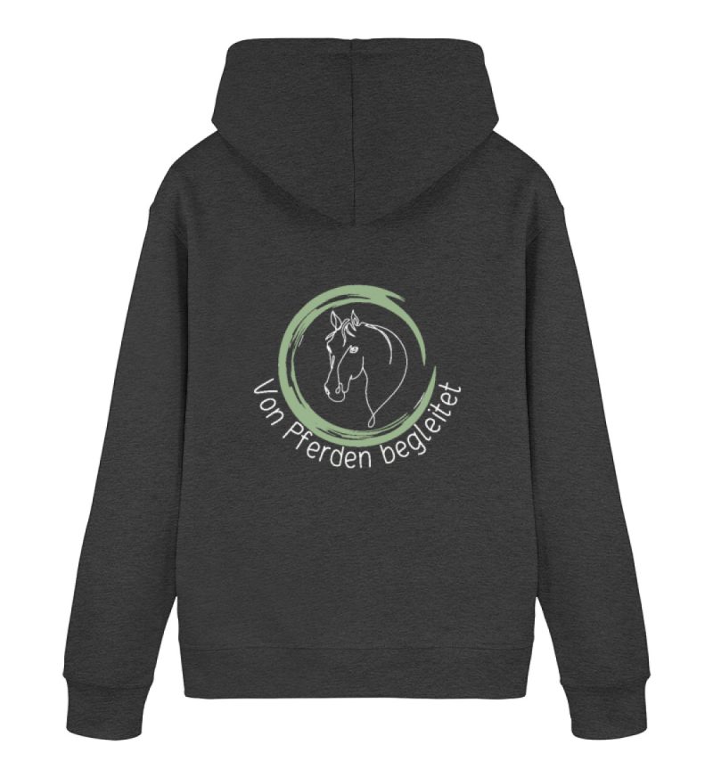 DREP6T61HR_STSU168-6881 "von Pferden begleitet" - Unisex Organic Hoodie 2.0 ST/ST-6881