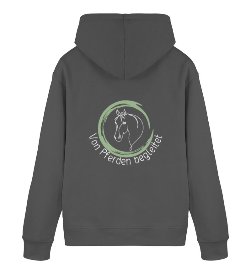DREP6T61HR_STSU168-6903 "von Pferden begleitet" - Unisex Organic Hoodie 2.0 ST/ST-6903