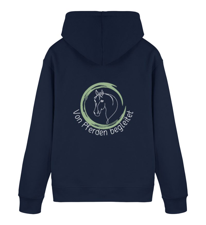 DREP6T61HR_STSU168-6959 "von Pferden begleitet" - Unisex Organic Hoodie 2.0 ST/ST-6959