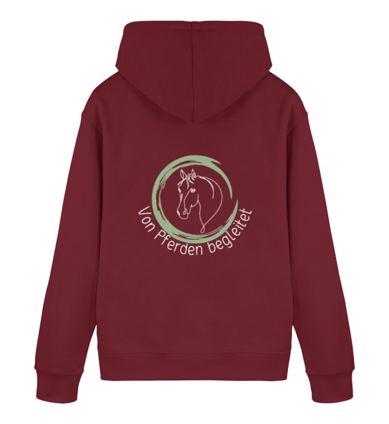 DREP6T61HR_STSU168-6974 "von Pferden begleitet" - Unisex Organic Hoodie 2.0 ST/ST-6974