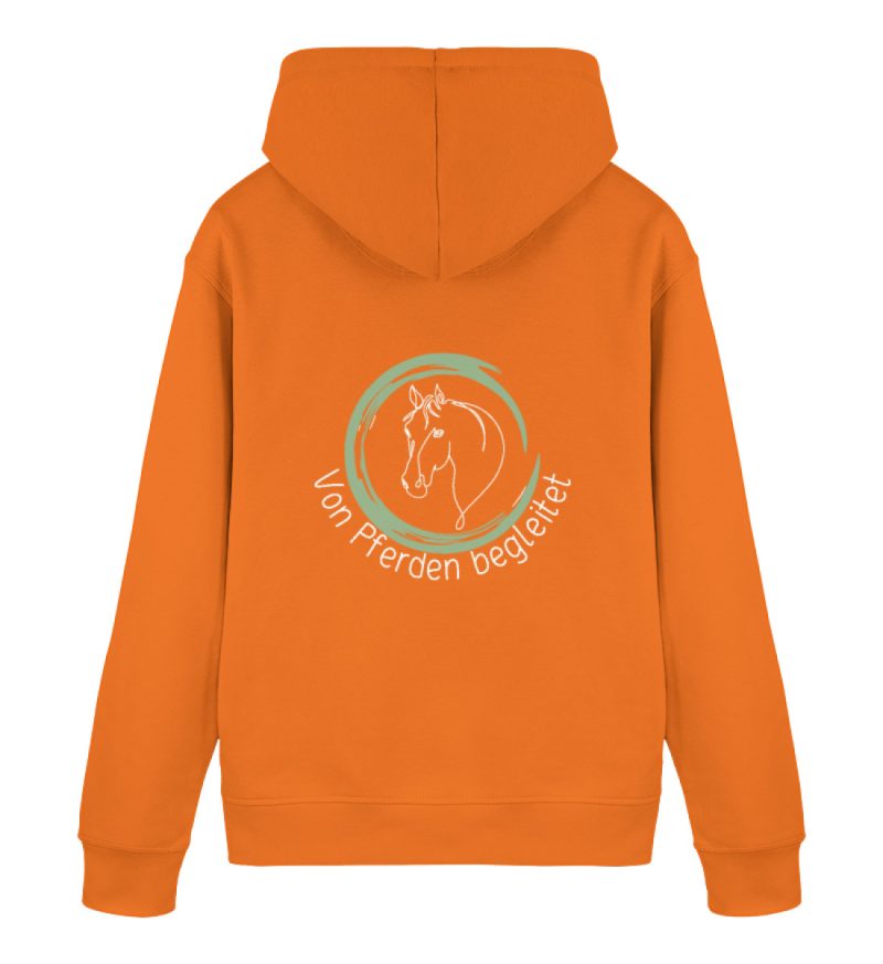 DREP6T61HR_STSU168-6882 "von Pferden begleitet" - Unisex Organic Hoodie 2.0 ST/ST-6882