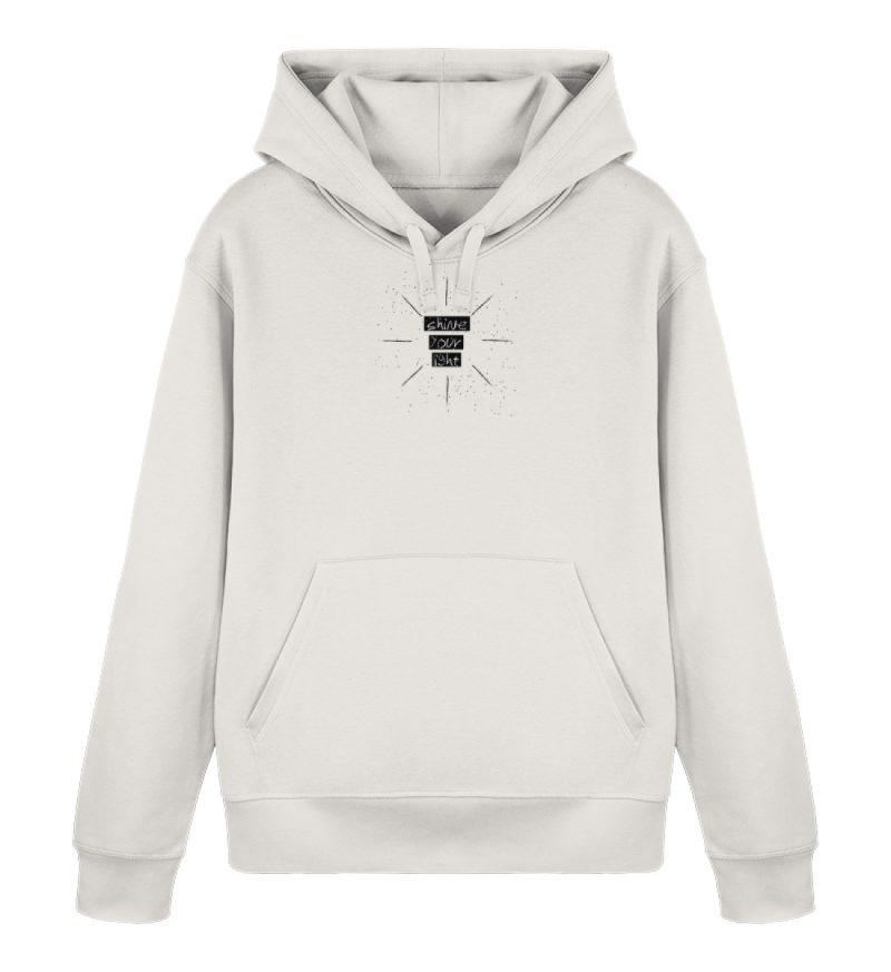 DRR55WRW1V_STSU168-6865 "shine your light" - Unisex Organic Hoodie 2.0 ST/ST-6865