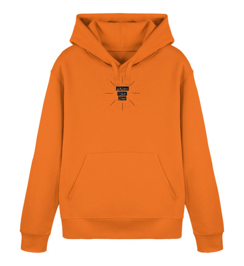 DRR55WRW1V_STSU168-6882 "shine your light" - Unisex Organic Hoodie 2.0 ST/ST-6882