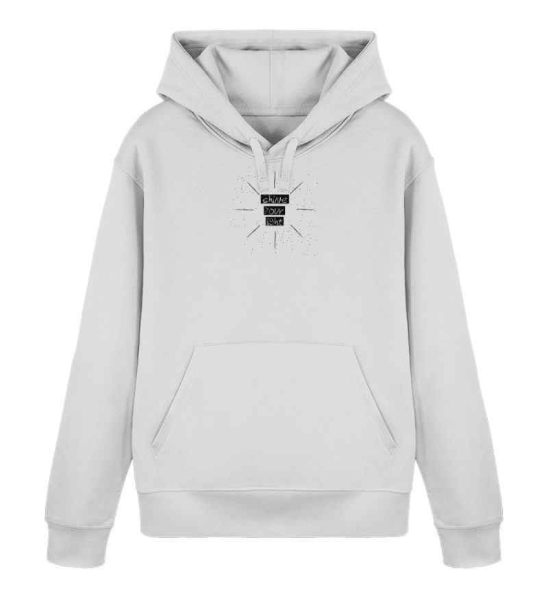 DRR55WRW1V_STSU168-6961 "shine your light" - Unisex Organic Hoodie 2.0 ST/ST-6961