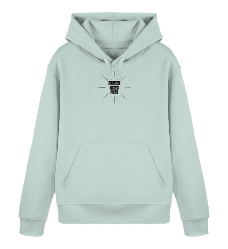 DRR55WRW1V_STSU168-7033 "shine your light" - Unisex Organic Hoodie 2.0 ST/ST-7033
