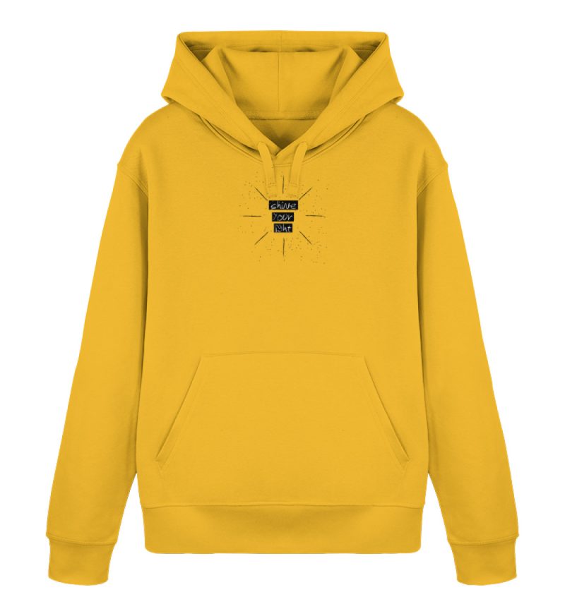 DRR55WRW1V_STSU168-7096 "shine your light" - Unisex Organic Hoodie 2.0 ST/ST-7096