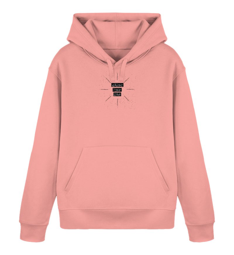 DRR55WRW1V_STSU168-7089 "shine your light" - Unisex Organic Hoodie 2.0 ST/ST-7089