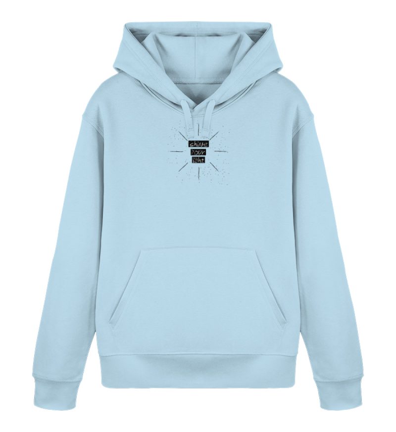 DRR55WRW1V_STSU168-6967 "shine your light" - Unisex Organic Hoodie 2.0 ST/ST-6967