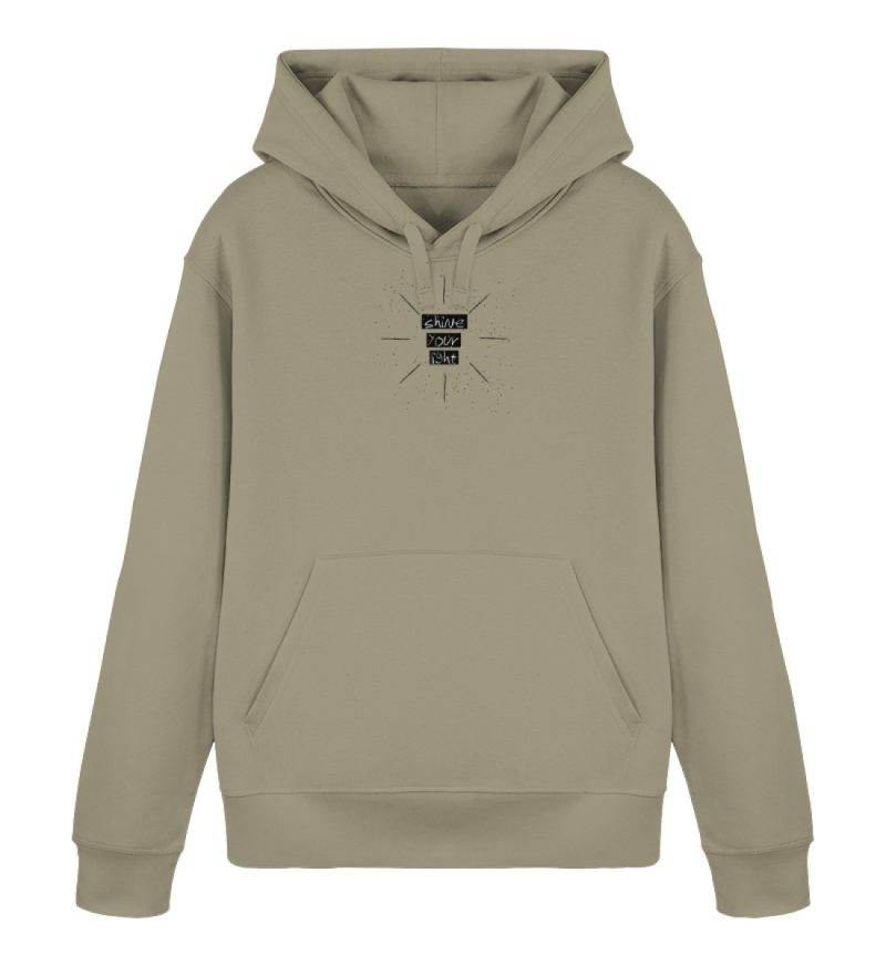 DRR55WRW1V_STSU168-651 "shine your light" - Unisex Organic Hoodie 2.0 ST/ST-651
