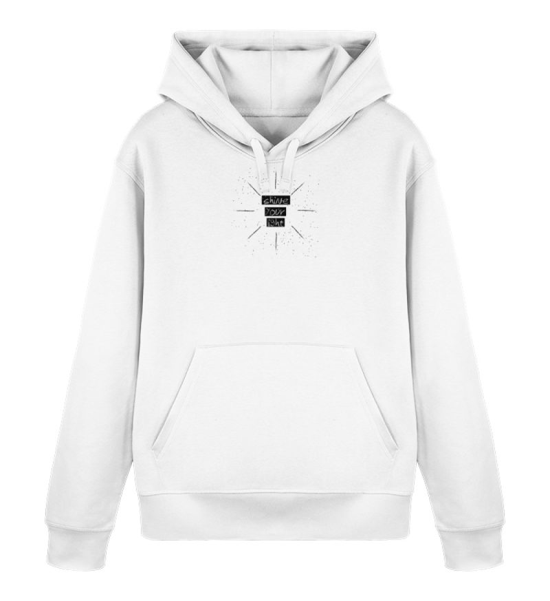 DRR55WRW1V_STSU168-3 "shine your light" - Unisex Organic Hoodie 2.0 ST/ST-3