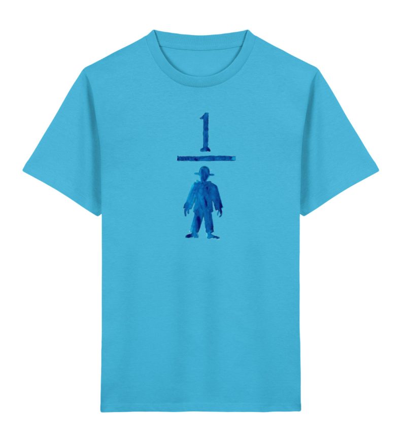 DRFZJLQIP4_STTK184-7144 „Ein blauer Man(n)tel“ von Wulf Schiel - Kinder Premium Organic T-Shirt 2.0 ST/ST-7144