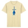 DRFZJLQIP4_STTK184-7052 „Ein blauer Man(n)tel“ von Wulf Schiel - Kinder Premium Organic T-Shirt 2.0 ST/ST-7052