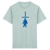 DRFZJLQIP4_STTK184-7033 „Ein blauer Man(n)tel“ von Wulf Schiel - Kinder Premium Organic T-Shirt 2.0 ST/ST-7033