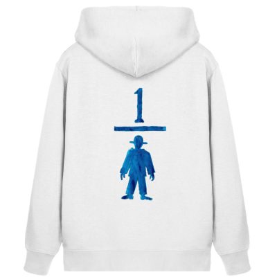 „Ein blauer Man(n)tel“ von Wulf Schiel - Unisex Organic Zipper 2.0 ST/ST-3