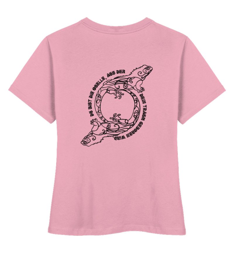 "Du bist die Quelle" - Damen Premium Organic Shirt-6883