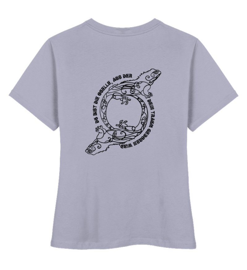 "Du bist die Quelle" - Damen Premium Organic Shirt-7092