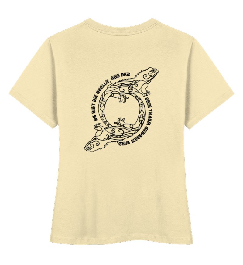 "Du bist die Quelle" - Damen Premium Organic Shirt-7052