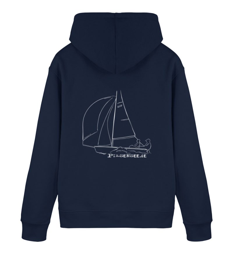 DRP7K62UM8_STSU168-6959 Pilsensee.de - Rückseite bedruckt - Unisex Organic Hoodie 2.0 ST/ST-6959