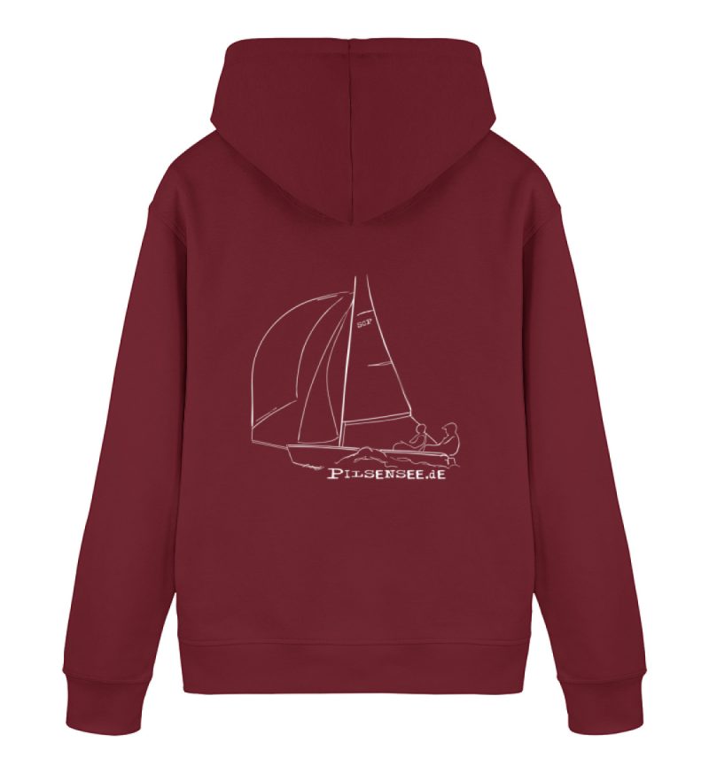DRP7K62UM8_STSU168-6974 Pilsensee.de - Rückseite bedruckt - Unisex Organic Hoodie 2.0 ST/ST-6974