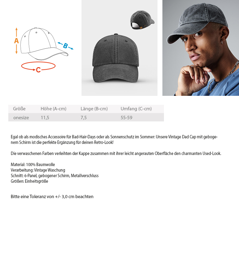 „Darling Quarantine“ von C. Pauly  - Vintage Dad Cap mit Stick