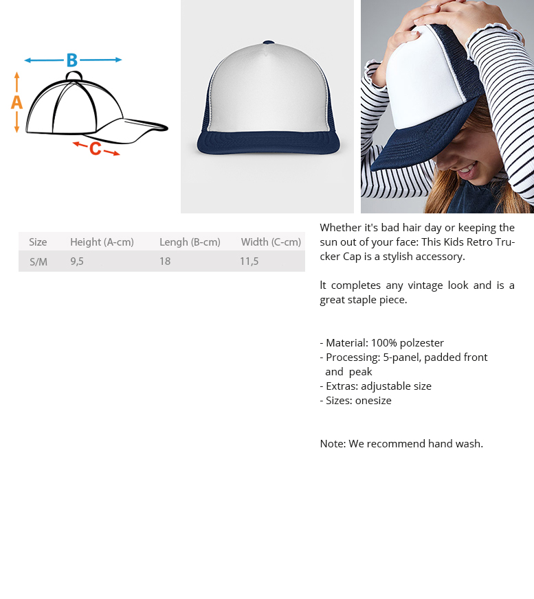 DRLERIVSEQ_CB645B-Measure "Colour your mind" von Steffen Haas - Retro Trucker Kappe