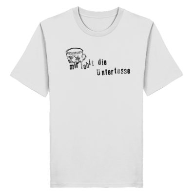 "Mir fehlt die Untertasse" von Raquel Ro - Herren Premium Organic Shirt 2.0 ST/ST-6961