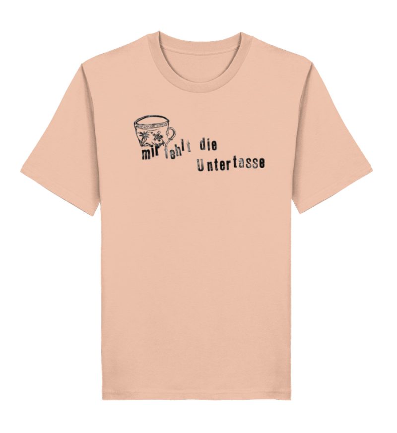 "Mir fehlt die Untertasse" von Raquel Ro - Herren Premium Organic Shirt 2.0 ST/ST-7234