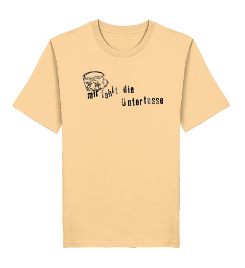 "Mir fehlt die Untertasse" von Raquel Ro - Herren Premium Organic Shirt 2.0 ST/ST-7239