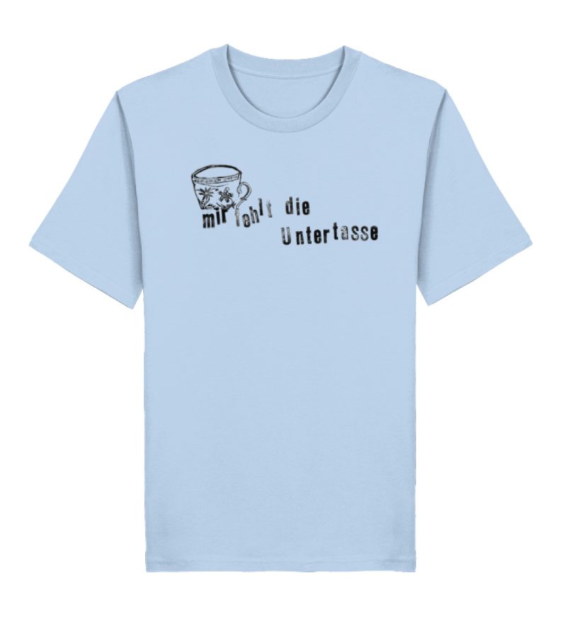 "Mir fehlt die Untertasse" von Raquel Ro - Herren Premium Organic Shirt 2.0 ST/ST-7240