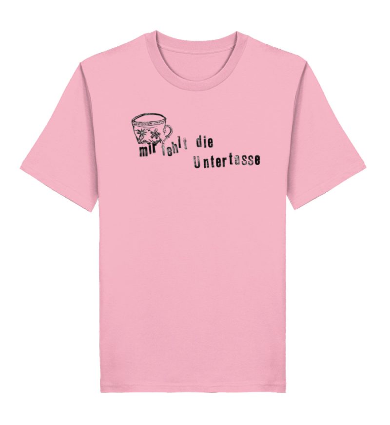 "Mir fehlt die Untertasse" von Raquel Ro - Herren Premium Organic Shirt 2.0 ST/ST-6883