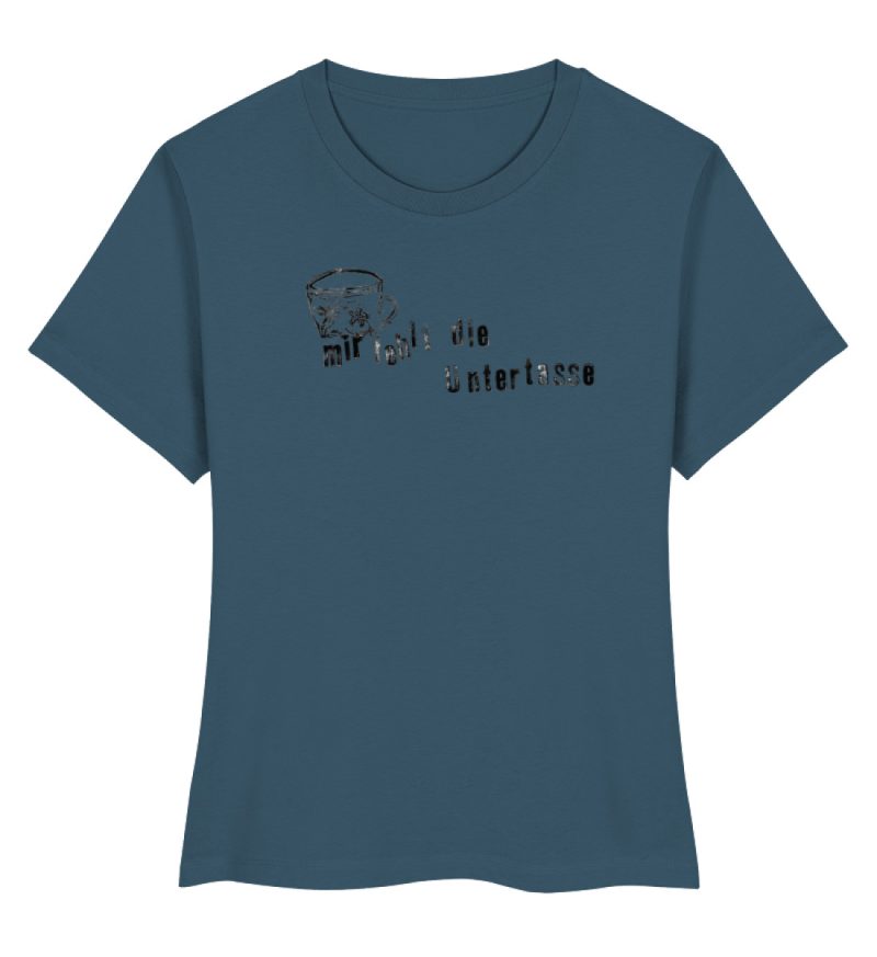 "Mir fehlt die Untertasse" von Raquel Ro - Damen Premium Organic Shirt-6880