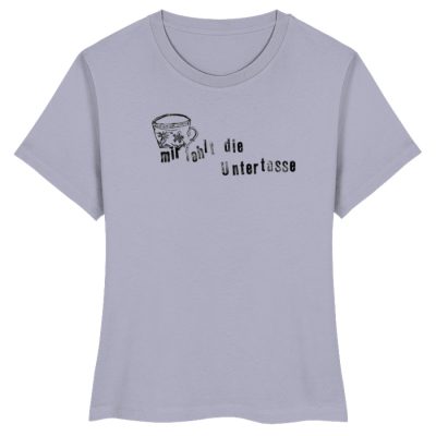 DR106JB8RA_STTW172-7092 "Mir fehlt die Untertasse" von Raquel Ro - Damen Premium Organic Shirt-7092