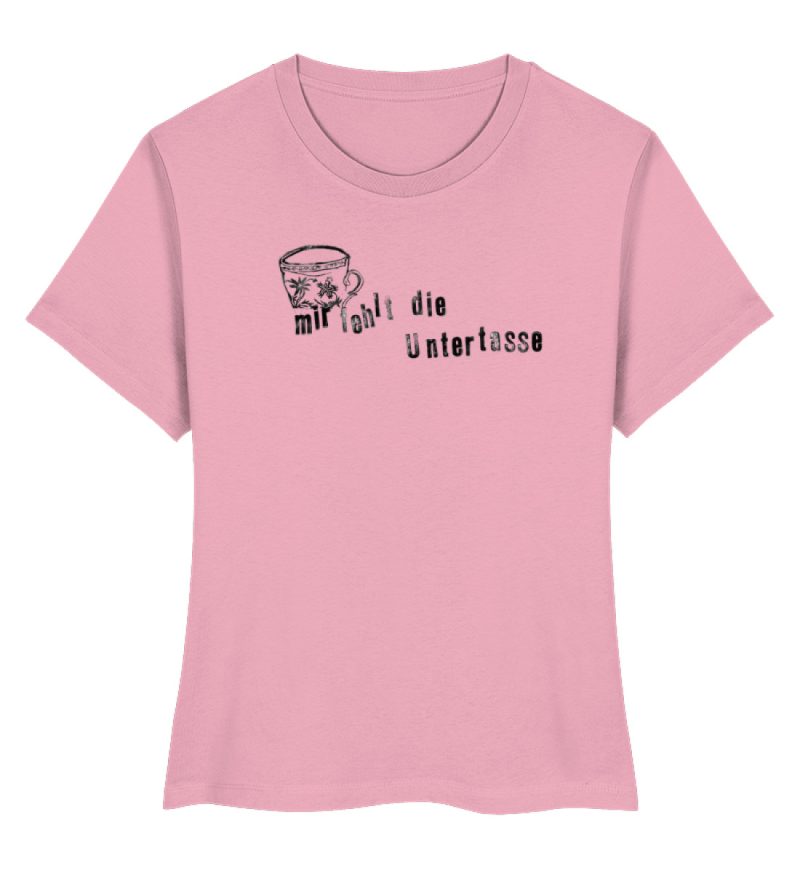 "Mir fehlt die Untertasse" von Raquel Ro - Damen Premium Organic Shirt-6883