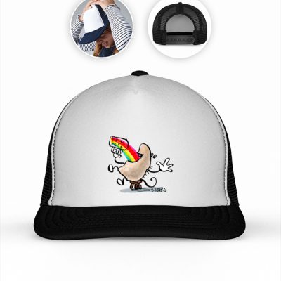 "Colour your mind" von Steffen Haas - Retro Trucker Kappe-6893