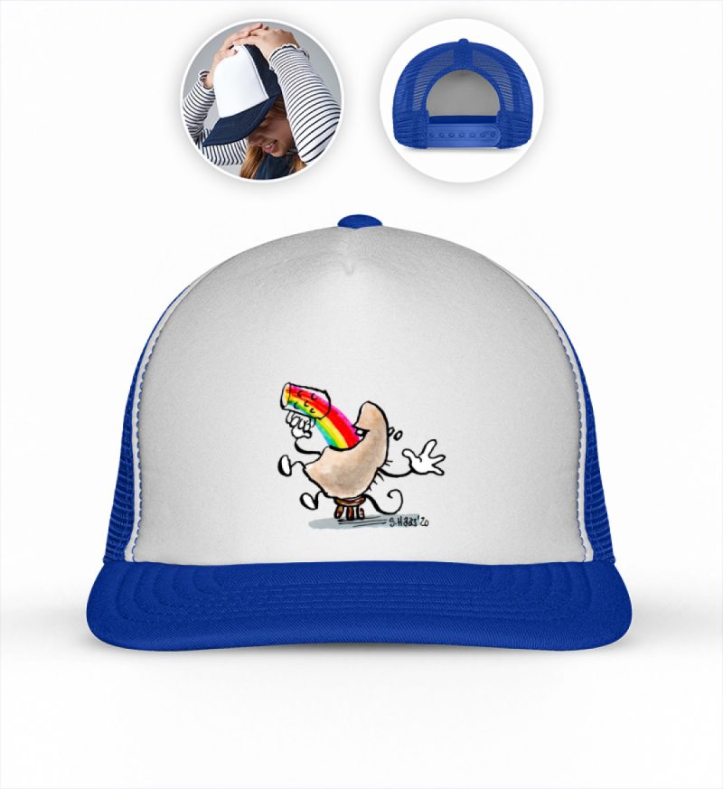 DRLERIVSEQ_CB645B-7063 "Colour your mind" von Steffen Haas - Retro Trucker Kappe-7063