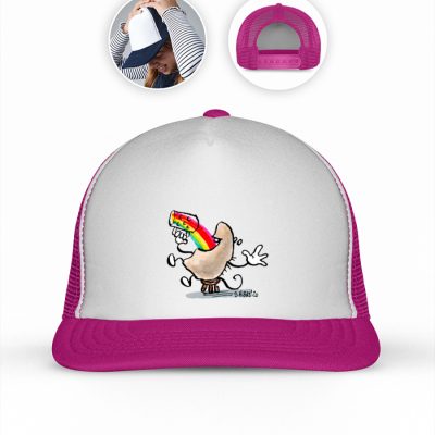 DRLERIVSEQ_CB645B-7214 "Colour your mind" von Steffen Haas - Retro Trucker Kappe-7214