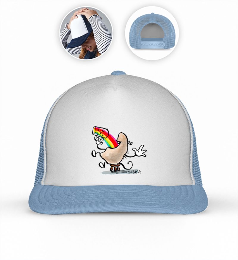 DRLERIVSEQ_CB645B-7065 "Colour your mind" von Steffen Haas - Retro Trucker Kappe-7065