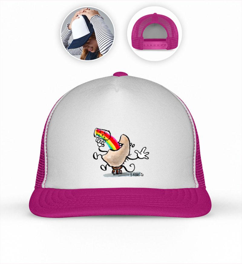 DRLERIVSEQ_CB645B-7214 "Colour your mind" von Steffen Haas - Retro Trucker Kappe-7214